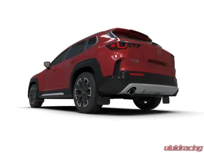 Rally Armor Black UR Mud Flap w/ Red Logo (Will Not Fit CX-5) Mazda CX-50 2024 - MF107-UR-BLK-RD