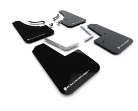 Rally Armor Black UR Mud Flap w/ White Logo (Will Not Fit CX-5) Mazda CX-50 2024