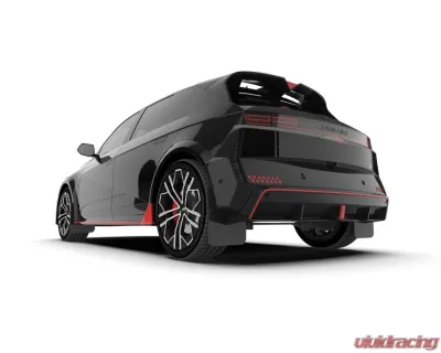 Rally Armor Black Mud Flap Light Metallic Black Logo Hyundai Ioniq 5 N 2025 - MF117-UR-BLK-MBK