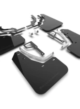 Rally Armor Black Mud Flap Light Metallic Black Logo Hyundai Ioniq 5 N 2025                                     - MF117-UR-BLK-MBK - Image 2