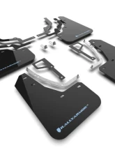 Rally Armor Black Mud Flap w/ Light Blue Logo Hyundai Ioniq 5 N 2025+                                     - MF117-UR-BLK-PBL - Image 2