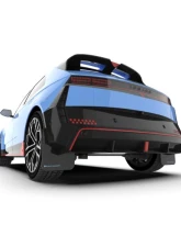 Rally Armor Black Mud Flap w/ Light Blue Logo Hyundai Ioniq 5 N 2025+                                     - MF117-UR-BLK-PBL - Image 2