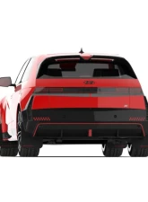 Rally Armor Black Mud Flap Light Red Logo Hyundai Ioniq 5 N 2025                                     - MF117-UR-BLK-RD - Image 2