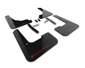 Rally Armor Black Mud Flap w/ Red Logo Hyundai Elantra 2024