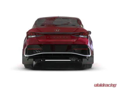 Rally Armor Black Mud Flap w/ Red Logo Hyundai Elantra 2024 - MF119-UR-BLK-RD