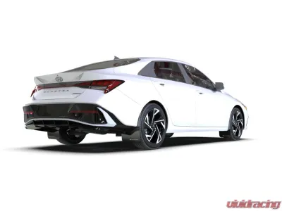 Rally Armor Black Mud Flap w/ White Logo Hyundai Elantra 2024 - MF119-UR-BLK-WH
