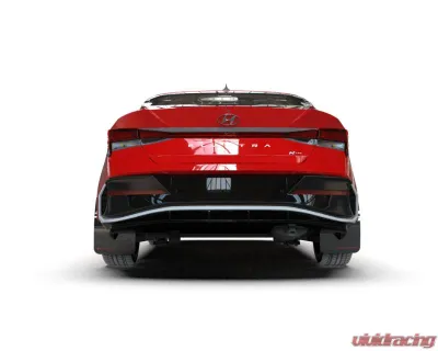 Rally Armor Black Mud Flap Red Logo Hyundai Elantra N Line 2024 - MF120-UR-BLK-RD