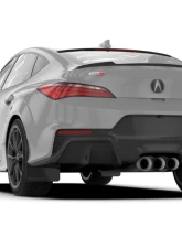 Rally Armor Black Mud Flap Dark Grey Logo Acura Integra Type S 2023-2024                                     - MF129-UR-BLK-DGRY - Image 2