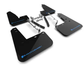 Rally Armor Black Mud Flap w/ Light Blue Logo Toyota GR Corolla 2023-2024