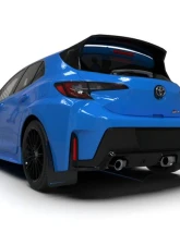 Rally Armor Black Mud Flap w/ Light Blue Logo Toyota GR Corolla 2023-2024                                     - MF89-UR-BLK-NB - Image 2