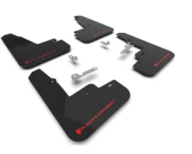 Rally Armor Black UR Mud Flap w/ Red Logo Ford Mustang Mach-E 2021-2023