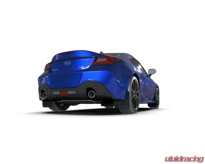 Rally Armor Black UR Mud Flap Blue Logo Subaru BRZ | Toyota GR-86 2022-2024 - MF99-UR-BLK-BL