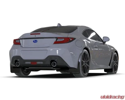 Rally Armor Black UR Mud Flap Dark Grey Logo Subaru BRZ | Toyota GR-86 2022-2024 - MF99-UR-BLK-DGRY