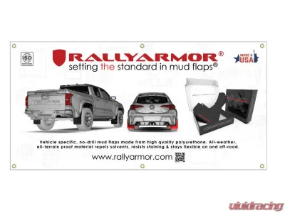 Rally Armor 2ft x 4ft Vinyl Vendor Banner - RABAN-2-4