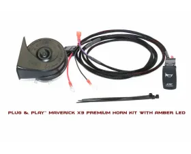 XTC Power Products Plug and Play Horn Kit with Amber LED Rocker Switch Can-Am Maverick X3 2015-2023