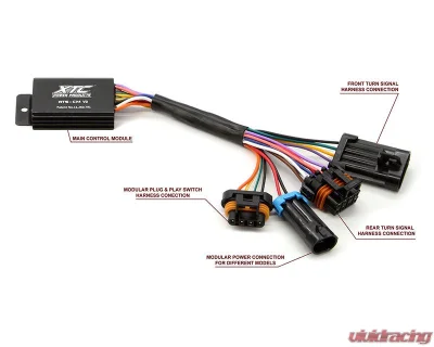 XTC Power Products Self-Canceling Turn Signal System with Horn Kawasaki KRX 1000 2020-2023 - ATS-KAW-SV3