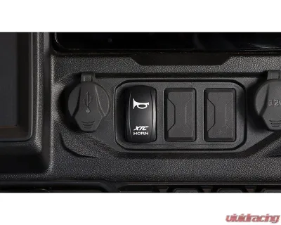 XTC Power Products Plug & Play Horn Kit with Blue LED Rocker Switch for CFMOTO UFORCE U10 Pro 2024+ - HORN-CFM-U10