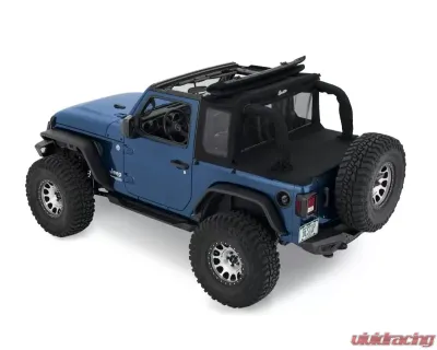 Bestop Halftop Soft Top Black Twill Jeep Wrangle JL 2018-2022 - 53903-17