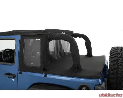 Bestop Halftop Soft Top Black Twill Jeep Wrangle JL 2018-2022 - 53903-17