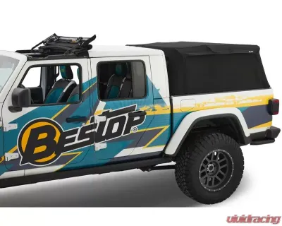 Bestop Supertop Truck Bed Cap Jeep Gladiator 2020-2022 - 77326-17
