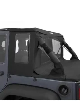 Bestop Halftop Soft Top Black Twill Conversion Kit Jeep Wrangle JK 2007-2018                                     - 80103-17 - Image 3