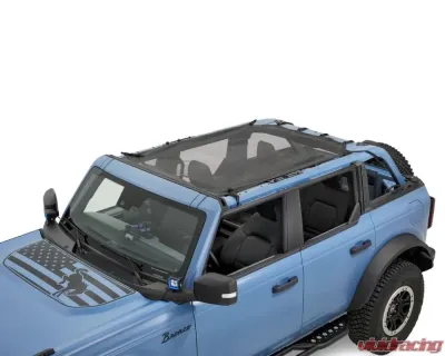 Bestop Mesh Safari Access Bimini for Ford Bronco 2021-2022, Color Code 11 - 52423-11