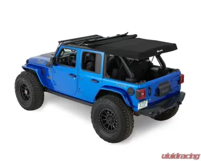 Bestop Supertop Black Twill Soft Top for Jeep Wrangler JL 2018-2022 4-Door - 54726-17