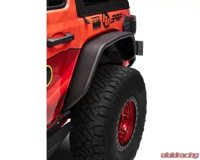 Bestop HighRock 4x4 Granite Series Rear Fender Flares Jeep Wrangler Rear 2018-2020 - 49661-01