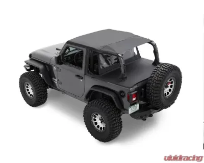 Bestop Header Extended Safari Cable Style Bikini Top Jeep Wrangler 2018-2020 - 52607-35