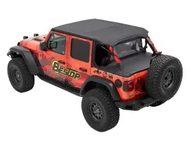 Bestop Header Extended Safari Cable Style Bikini Top Jeep Wrangler 2018-2020