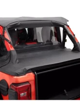 Bestop Header Extended Safari Cable Style Bikini Top Jeep Wrangler 2018-2020                                     - 52608-35 - Image 3