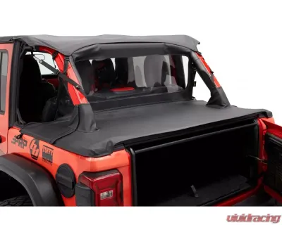 Bestop Header Extended Safari Cable Style Bikini Top Jeep Wrangler 2018-2020 - 52608-35