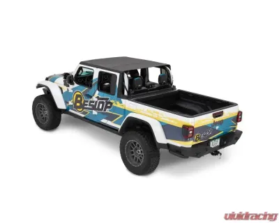 Bestop Header Extended Safari Cable Style Bikini Top Jeep Gladiator 2020 - 52615-35