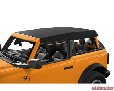 Bestop Trektop Slantback Soft Top Black Twill for Ford Bronco 2021-2023 - 56872-17