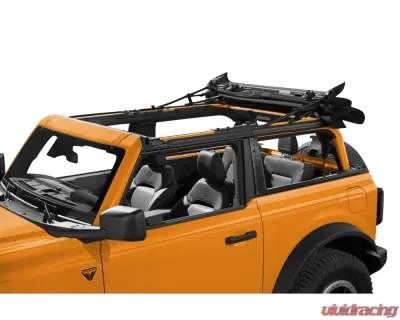 Bestop Trektop Slantback Soft Top Black Twill for Ford Bronco 2021-2023 - 56872-17