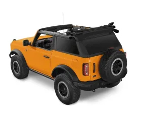 Bestop Trektop Slantback Soft Top for 2021-2023 Ford Bronco 2-Door, Black Diamond