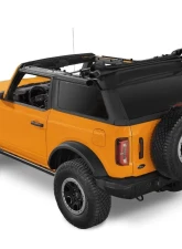 Bestop Trektop Slantback Soft Top for 2021-2023 Ford Bronco 2-Door, Black Diamond                                     - 56872-35 - Image 4