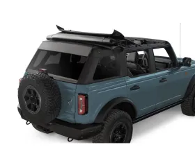 Bestop Trektop Slantback Soft Top for Ford Bronco 2021-2023, Black Diamond Finish