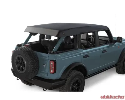 Bestop Trektop Slantback Soft Top for Ford Bronco 2021-2023, Black Diamond Finish - 56873-35