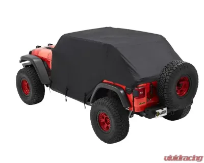 Bestop All Weather Trail Cover 2007-2018 Wrangler JK | 2018-2021 JL 4-Door Black - 81043-01