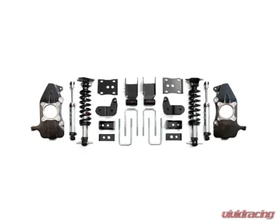LK12-FF04 QA1 3/5 Lowering Kit Double Adjustable with Spindles for 2021-2025 Ford F-150 4WD - LK12-FF04