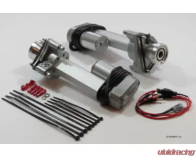 Rennkit 4" eRam Kit Electric Wing System Standard Up/Down Speed 10 Sec. w/ Dust & Moisture Boots Porsche 996 Turbo 2001-2005 - EK6-4-SS-DB