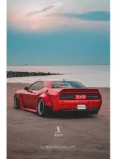 Clinched Flares Ducktail Spoiler Dodge Challenger 2008-2014                                     - duck-chal - Image 3