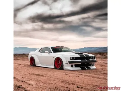 Clinched Flares Widebody Kit without Ducktail Spoiler Dodge Challenger 2008-2013 - CHAL-ABSwd