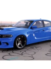 Clinched Flares Widebody Kit without Ducktail Spoiler Dodge Charger SXT, GT, R/T, Scatpack, SRT, Hellcat 2015-2021                                     - WB-CHAR-SXT - Image 4