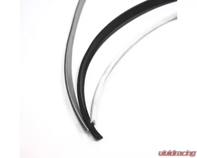 Clinched Flares Rubber Seal 1 Meter Black - Rubber-BLK1