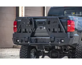Expedition One Bare Metal Dual Swing Rear Bumper Chevrolet Silverado 2500 | Silverado 3500 2015+