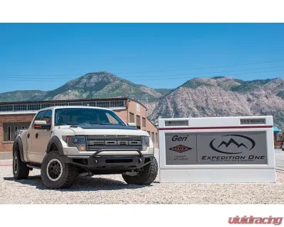 Expedition One Bare Metal Front Bumper w/out Hoop Ford Raptor 2010-2014 - FORDFB-RPTR-10-14-BARE