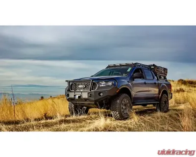 Expedition Bare Metal Range Max Front Bumper w/out Hoop Ford Ranger 2019+ - FORDRNGR-2019+FB-BARE