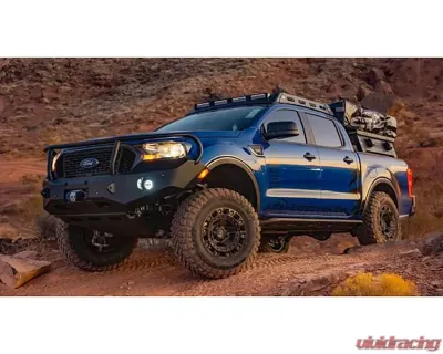 Expedition Bare Metal Range Max Front Bumper w/out Hoop Ford Ranger 2019+ - FORDRNGR-2019+FB-BARE